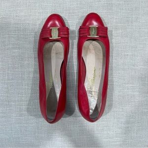 Vintage Red Ferragamo Heels